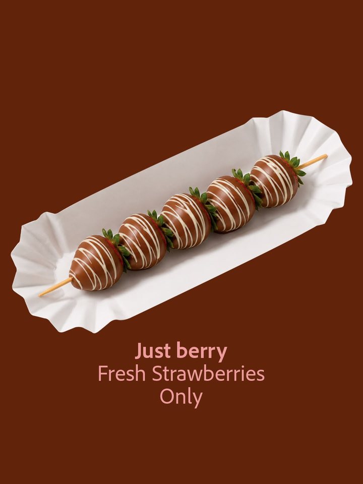 Just Berry: fresh strawberries only